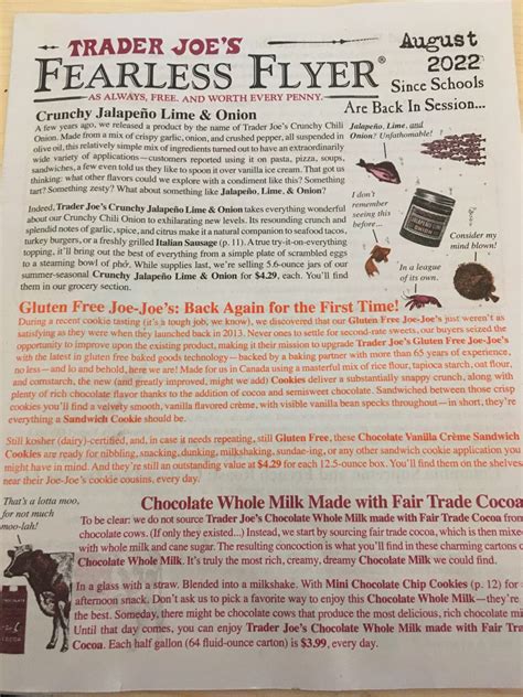 trader joe's fearless flyer current 2022