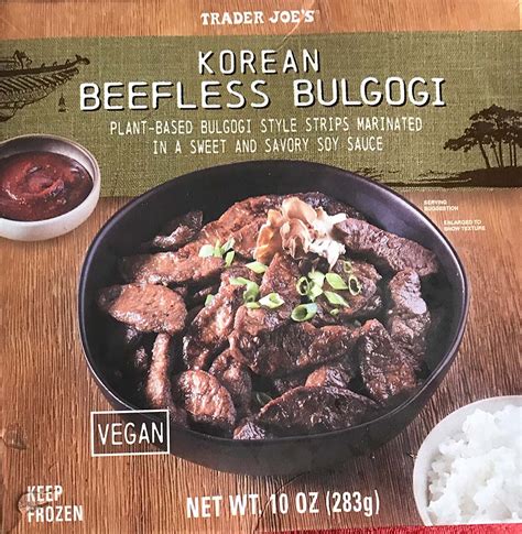 trader joe's korean vegan bulgogi