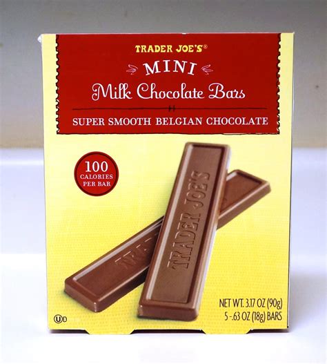 trader joe's mini chocolate bars