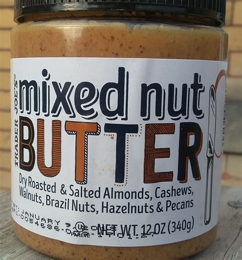 trader joe's mixed tree nut butter