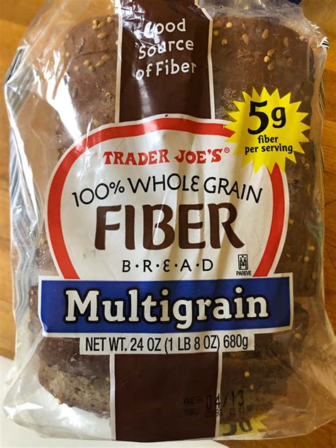Trader Joe's Multigrain Fiber Bread