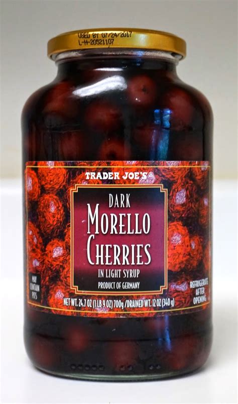 trader joe's tart cherries in a jar