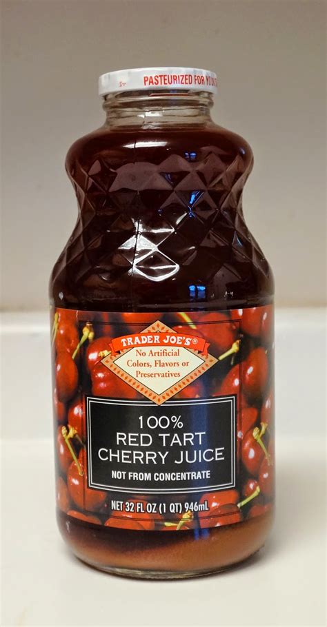 trader joe's tart cherry juice