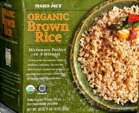 trader joe brown rice