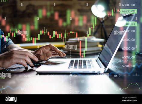 Trader Working on Laptop