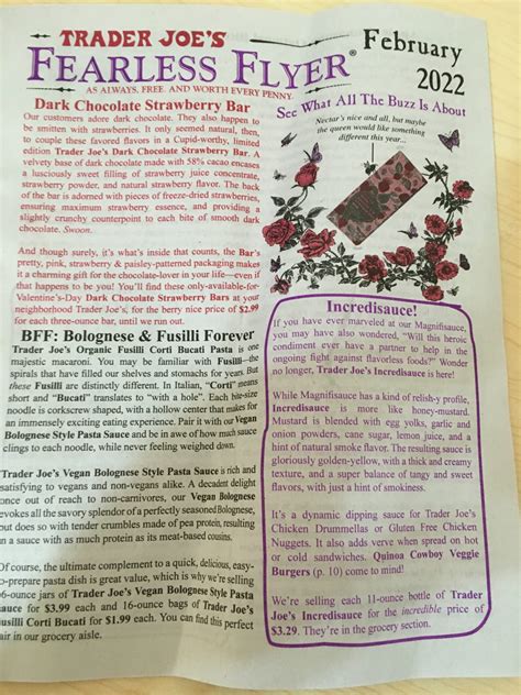 Fearless Flyer Fall 2023 Trader Joe