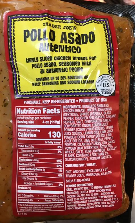Trader Joe’s Pollo Asado Reviews