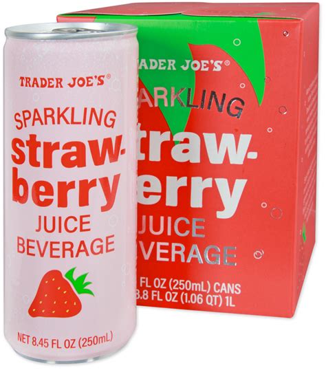 Rhubarb & Strawberry and Lemon Elderflower Sodas Easy And Affordable Finds From Trader Joe