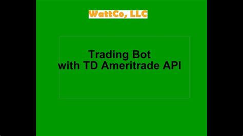 Using TD Ameritrade Trading Tool. YouTube