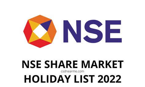 trading holidays nse 2024