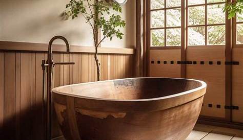 20+ Traditional Bathroom Design Ideas Comfortable with Japanese Style