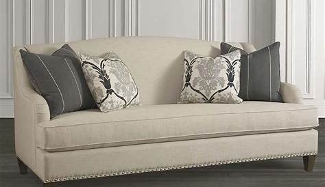 Traditional Seating Loveseat in Fabric with Two Throw Pillows