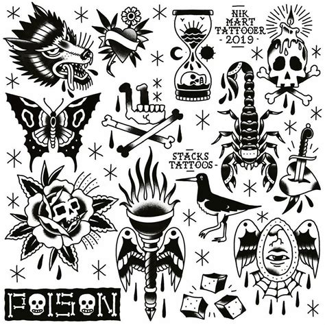 List Of Traditional Tattoo Design Black Ideas