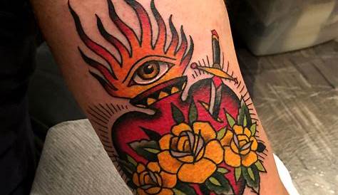 Heart with flame by state-of-art-tattoo on DeviantArt