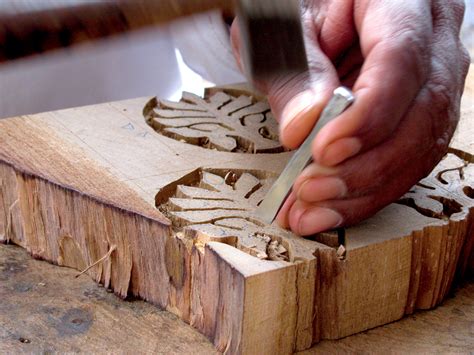 Traditional Block Printing Process