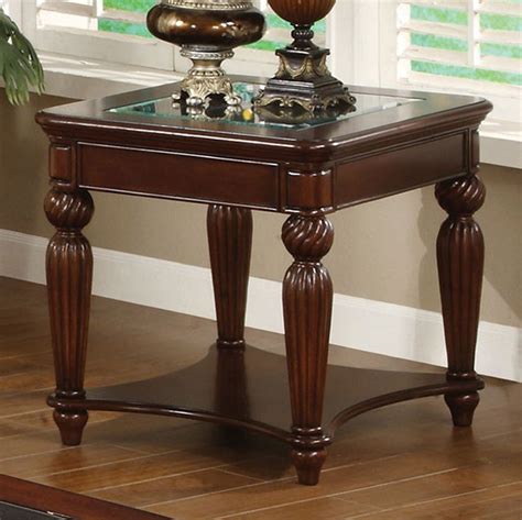 Traditional Dark End Table