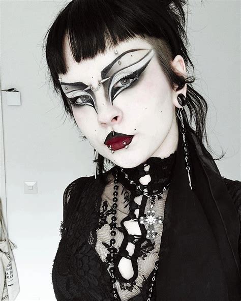 Traditional Goth Makeup