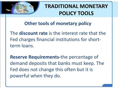 traditional monetary policy