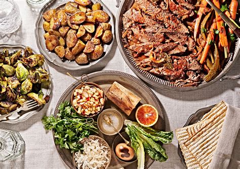 traditional passover seder menu
