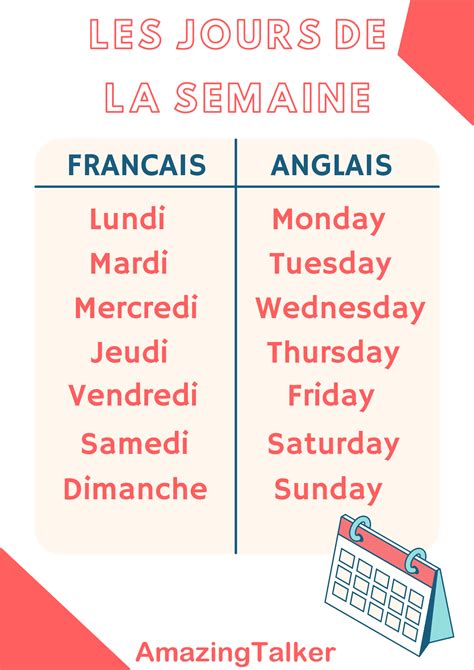 traduire vendredi en anglais