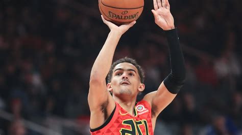 trae young 3 points made