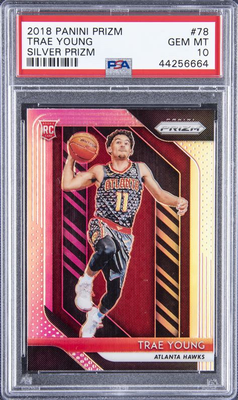 trae young rookie card panini prizm