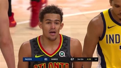 trae young vs pacers statmuse