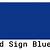 traffic blue color code