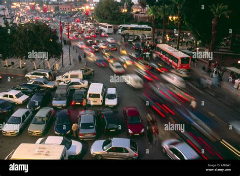 traffic in Marrakech