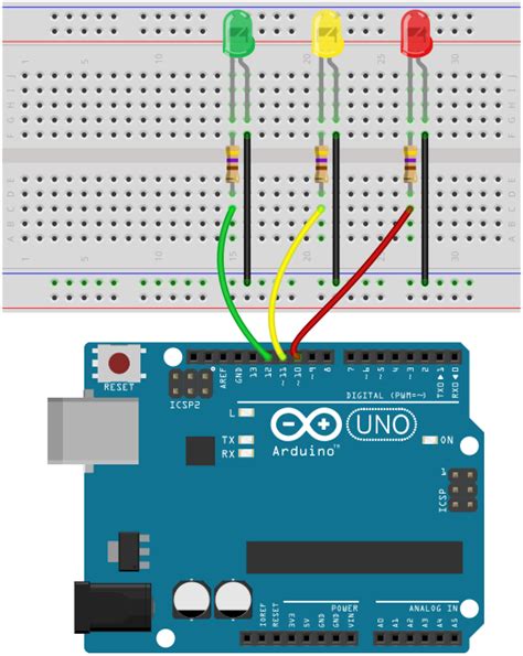 Traffic Light Breadboard