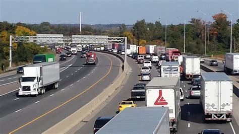 traffic on the 401 westbound