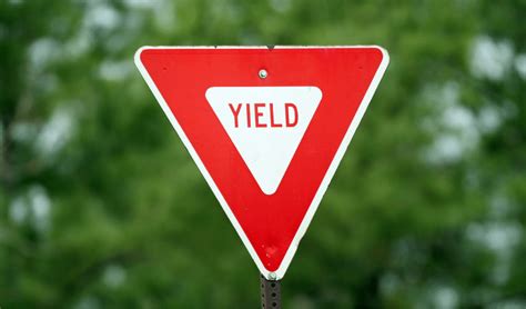 Traffic Rules Yield Sign