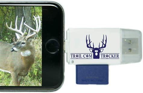trail cam card reader for iphone