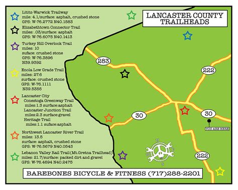 Trail Map Lancaster County Pa