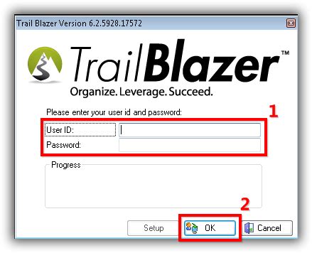 trailblazer login error