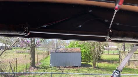 Trailer Door Spring Adjustment