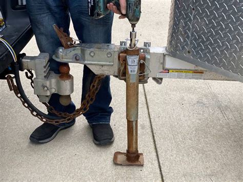 Trailer Jack Hard To Crank