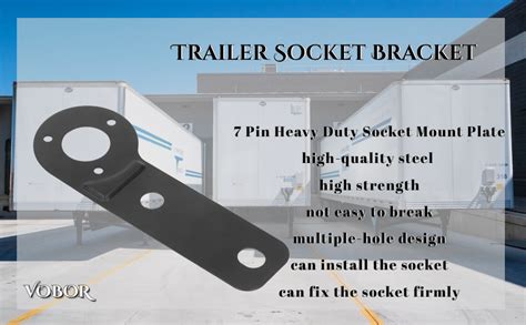 Trailer Socket Mounting Plate
