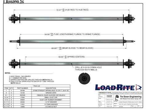 Trailer Spring Axle Assembly