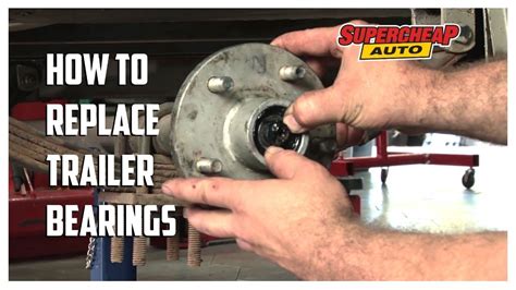 Trailer Wheel Bearing Replace