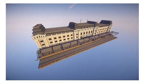 Train Station Schematic Minecraft