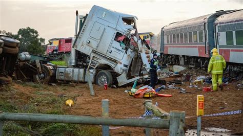 train accident with truck yesterday