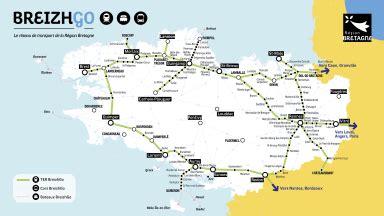 CARTES RESEAU RAIL BRETAGNE PAYS DE LA LOIRE