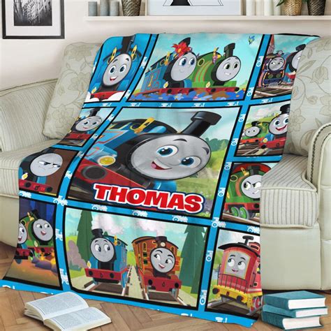 Train Fleece Blanket