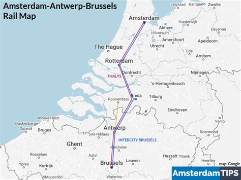 train from amsterdam airport to antwerp