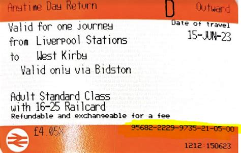 Train Reference Number