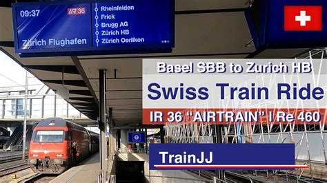 train ride from zurich to basel