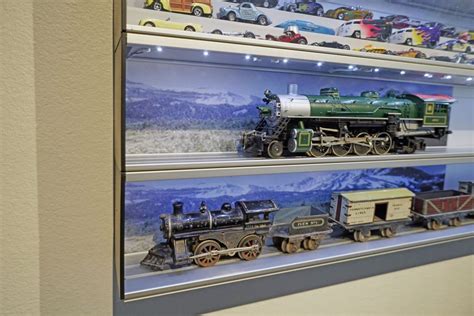 Train Set In Display Case