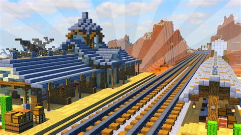 train station minecraft build