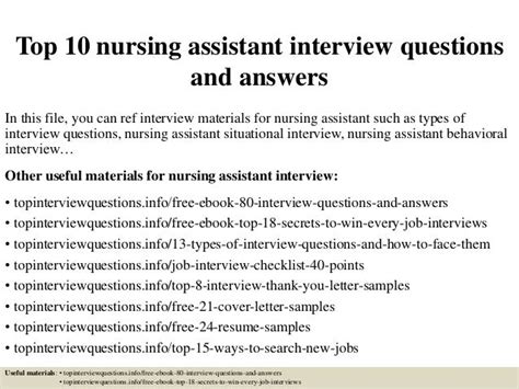 trainee nursing associate interview questions and answers uk
